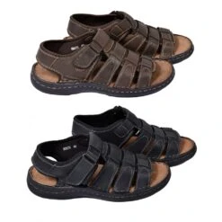 Sandales Homme CUIR PREMIUM- Chaussure D'été Qualité Et Confort - -Kappa Magasin sandales homme cuir premium chaussure d ete qualite et confort 1 9