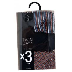 Slips Pour Homme TWINDAY En Coton -Kappa Magasin slips pour hommetwinday en coton 4