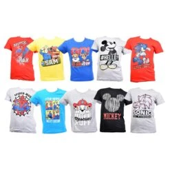T Shirt Enfant Licence Fantaisies En Coton -Kappa Magasin t shirt enfant licence fantaisies en coton 1