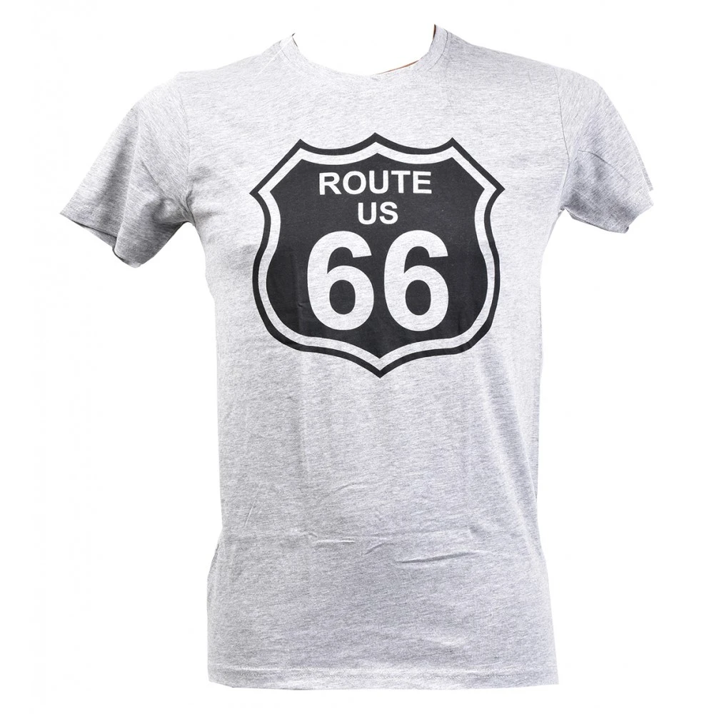 T Shirt Homme ROUTE 66 En Coton Confort Et Qualité 4 T Shirt Homme ROUTE 66 En Coton Confort Et Qualité – Image 2