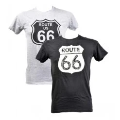 T Shirt Homme ROUTE 66 En Coton Confort Et Qualité