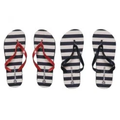 Tongs Fille Rayures Lot De 2